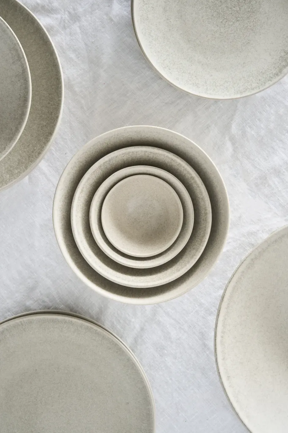 Terra pastatallrik, Beige stengods, Ø22,5 cm