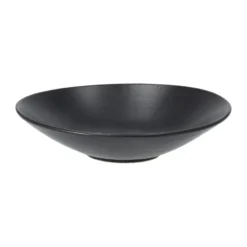 Terra pastatallrik, Svart stengods, Ø22,5 cm