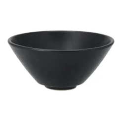 Terra serveringsskål, Svart stengods, Ø12 cm