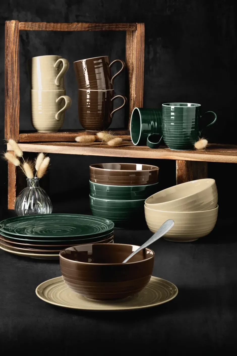 Terra skål Ø15 cm 4-pack, Earth Brown