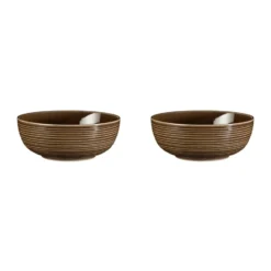 Terra skål Ø20,4 cm 2-pack, Earth Brown