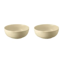 Terra skål Ø20,4 cm 2-pack, Sand Beige