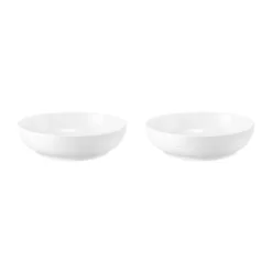 Terra skål Ø25,5 cm 2-pack, Vit