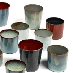 Terres de Rêves kopp M, Dark blue-rust