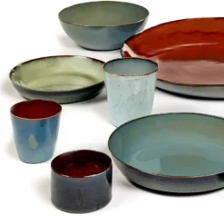 Terres de Rêves kopp M, Light blue-smokey blue