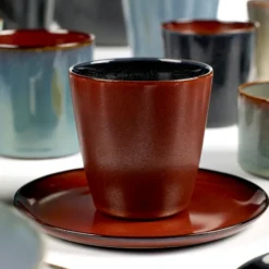 Terres de Rêves kopp S, Rust-dark blue