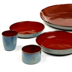 Terres de Rêves kopp S, Smokey blue-rust