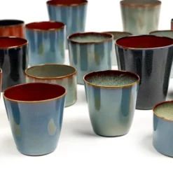 Terres de Rêves kopp S, Smokey blue-misty grey