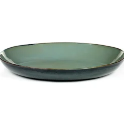 Terres de Rêves serveringsfat 35,5 cm, Smokey blue-dark blue
