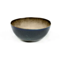 Terres de Rêves skål S, Misty grey-dark blue