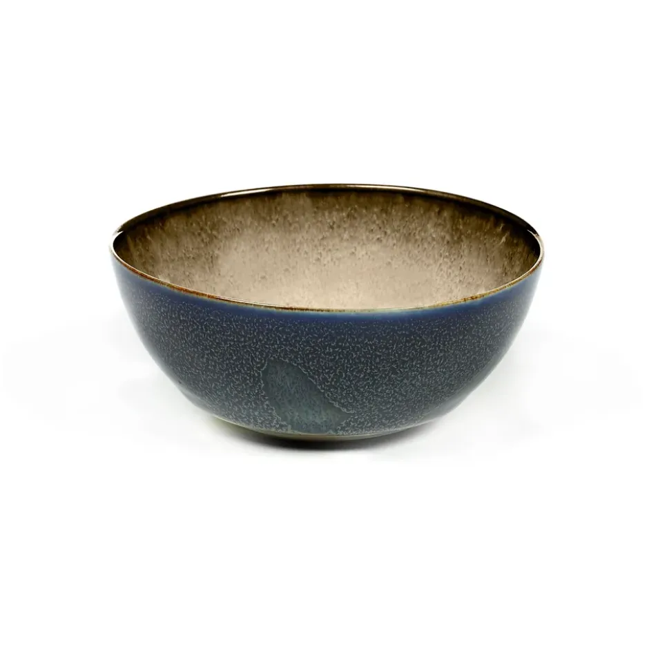 Terres de Rêves skål S, Misty grey-dark blue