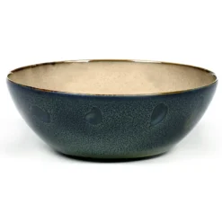 Terres de Rêves skål XL, Misty grey-dark blue