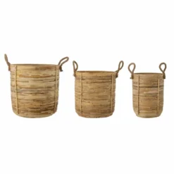 Tesser korg 3-pack, Brun