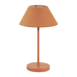 Teya bordslampa portabel, Terracotta, Ø15x26 cm