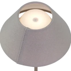 Teya bordslampa portabel, Warm grey, Ø15x26 cm