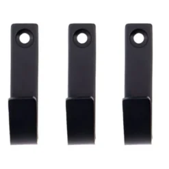 Thapsus krok 3-pack, Borstad svart finish