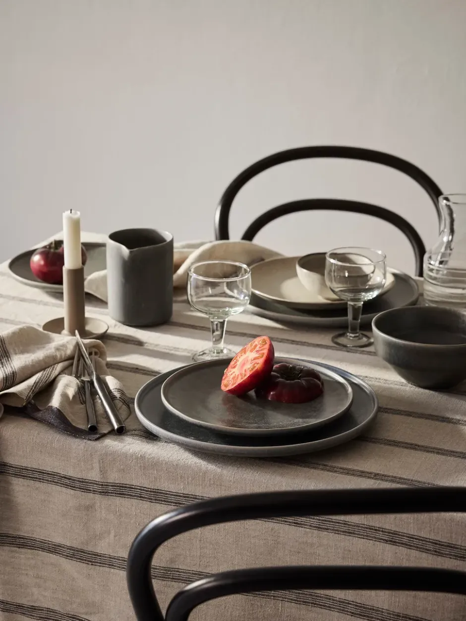 Thea bordsduk 145x270 cm, Denim stripe