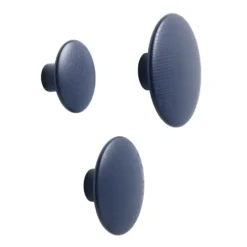 The Dots klädkrok midnight blue, Ø9 cm