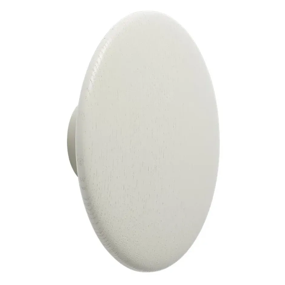 The Dots klädkrok off white, Ø17 cm