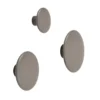 The Dots klädkrok taupe, Ø13 cm