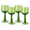 The Emeralds Vinglas Höga 4-pack 20 cl, Limegrön