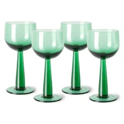 The Emeralds Vinglas Höga 4-pack 20 cl, Grön