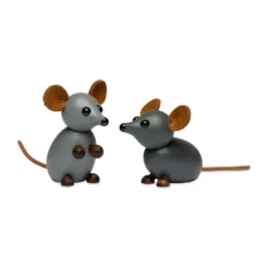 The house mouse dekoration 4,5 cm, Grå