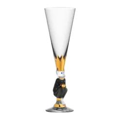 The Sparkling Devil champagneglas 19 cl, Mörkgrå