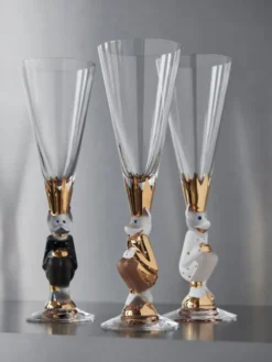 The Sparkling Devil champagneglas 19 cl, Guld