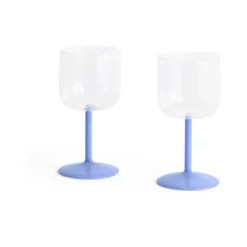 Tint vinglas 25 cl 2-pack, Clear-jade light blue