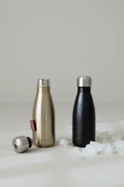 To Go stålflaska 26 cl, Guld