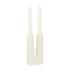 Tomas ljusstake 11cm, Off white