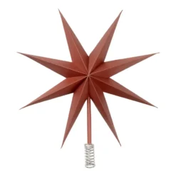 Toppstjärna Ø30 cm, Pompeian red