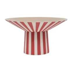 Toppu centerpiece hög Ø30x17 cm, Red-peach