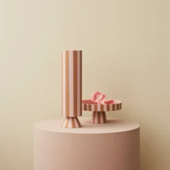 Toppu serveringsfat Ø20 cm, Caramel-rose