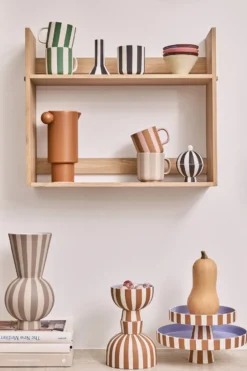Toppu serveringsfat stor Ø27 cm, Caramel-lavender