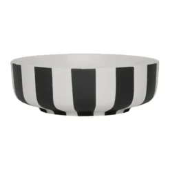 Toppu skål Ø13 cm, Black-white