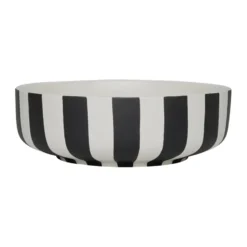 Toppu skål Ø20 cm, Black-white