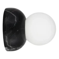 Torrano vägglampa/plafond 13 cm, Svart