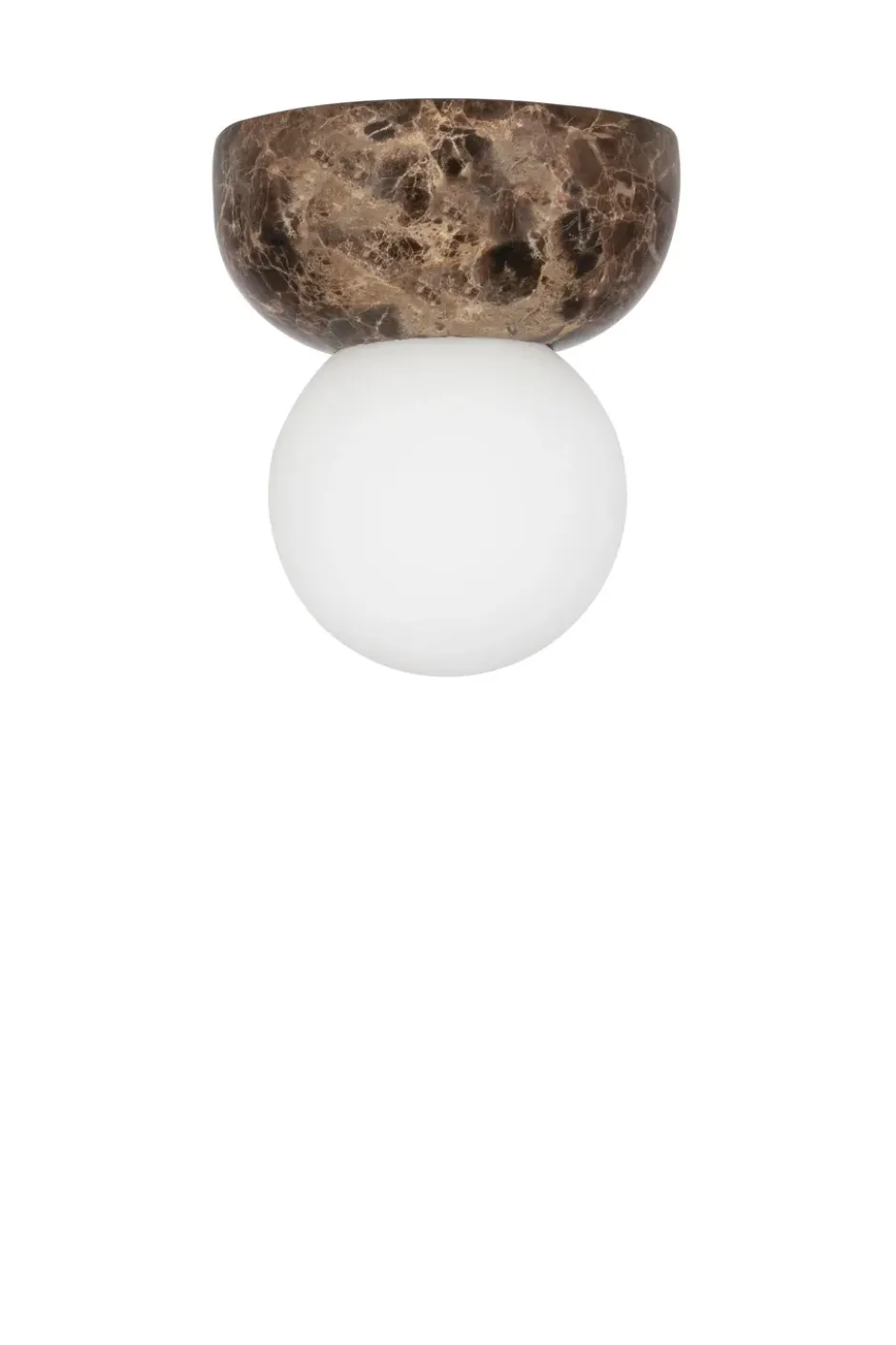 Torrano vägglampa/plafond 13 cm, Brun