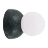 Torrano vägglampa/plafond 13 cm, Mörkgrön marmor