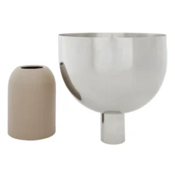 Torus kruka Ø17 cm, Silver-taupe