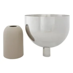 Torus kruka Ø22 cm, Silver-taupe