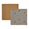 Toucan barnfilt 2-pack, Clay-caramel