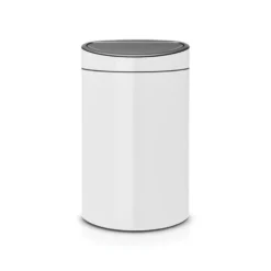 Touch Bin Plast 40 L, Vit