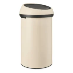 Touch Bin soptunna rund 60 liter, Soft Beige