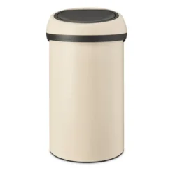 Touch Bin soptunna rund 60 liter, Soft Beige