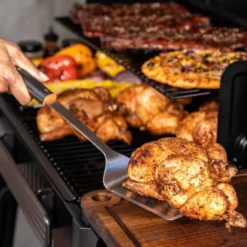 Traeger grillbricka, Svart, 44x9 cm