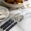 Trattoria bestickset 56 delar, Svart