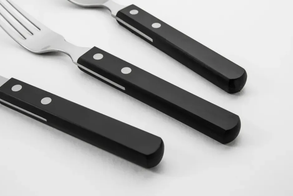 Trattoria bestickset 56 delar, Svart